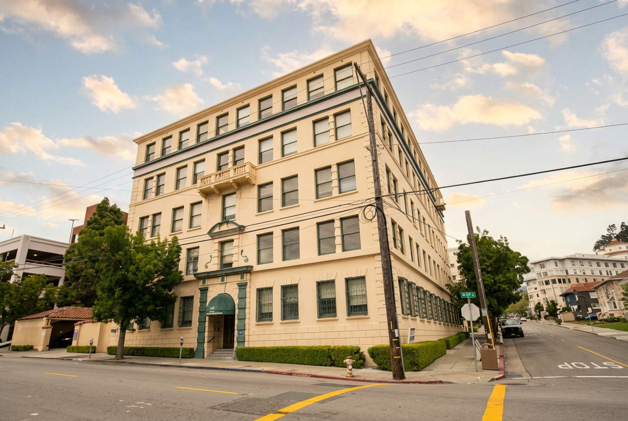 The historic Oakland medical office building that houses Anthony Jones, MD